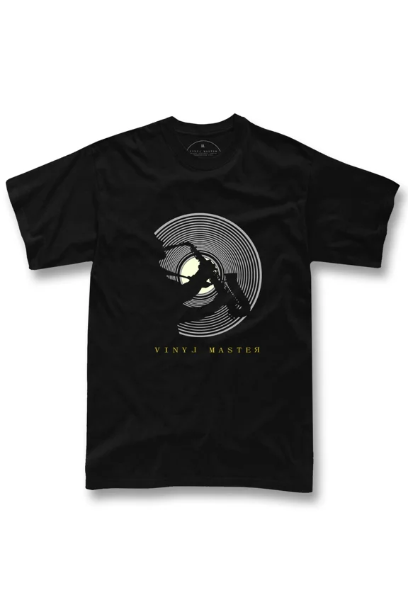 Vinyl Disc T-Shirt Turntable Technics Record Saxophone 80's T-Shirt
