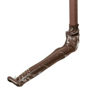 Vinyl Downspout Gutter/Drain Extension, 46” Long, Brown