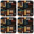 thumbnail image 1 of Vinyl Drink Coasters - Set of 4 - Best Dad - Image by Dan Morris, 1 of 3