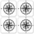 thumbnail image 1 of Vinyl Drink Coasters - Set of 4 - Compass, 1 of 3