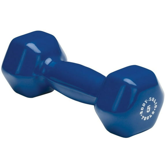 Vinyl Dumbbell-Quantity:1 each,Size:5 lb.