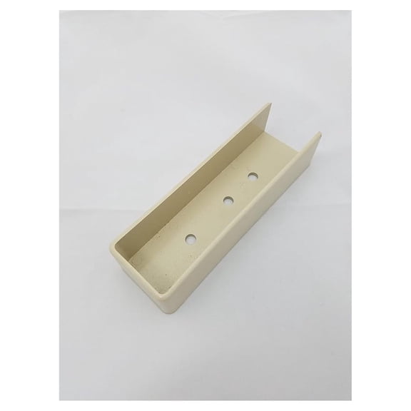 Vinyl Fence Rail Mount Bracket - 2x6 Almond (10 Pack) - External Mount - Durable PVC - Fence Railing Hardware - Easy Installation - Weather Resistant