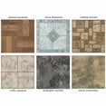 thumbnail image 1 of Vinyl Floor Tiles Wood & Marble Look 2mm Thick Highly Durable Sticky Floor Tiles, 1 of 8