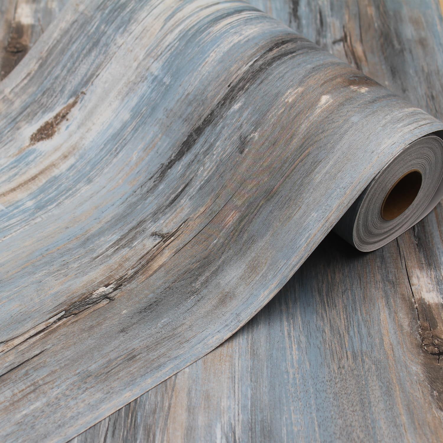 Vinyl Flooring Roll Azure Timber 590" X 11.8" 1 Count