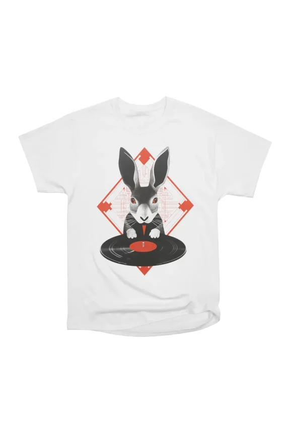 Vinyl Hare T-Shirt Tee Gift For Him Merch For Her Apparel For Friend