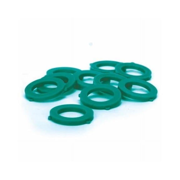 Vinyl Hose Washer, Green - 10 per Pack - Pack of 20