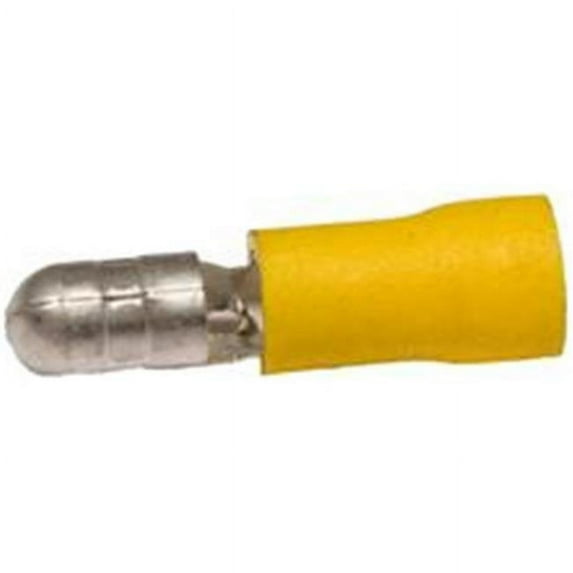 Vinyl Insulated Bullet Disconnects - 12-10 Wire,.197 Bullet, Pack Of 100