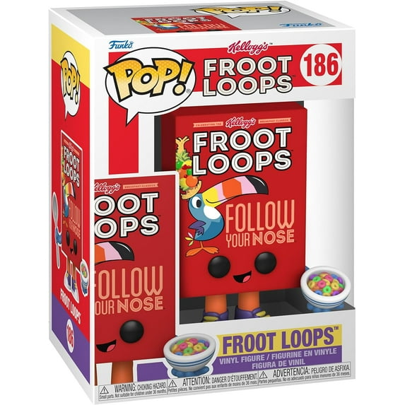 Vinyl: Kelloggs - Froot Loops Cereal Box