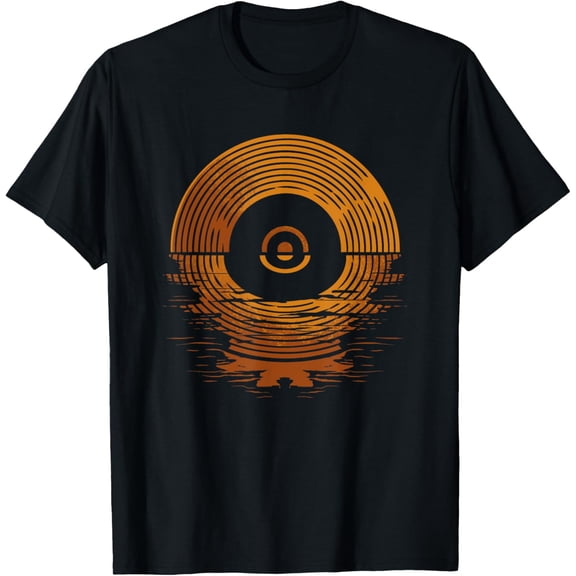 Vinyl LP Records - Sunset Vinyl T-Shirt