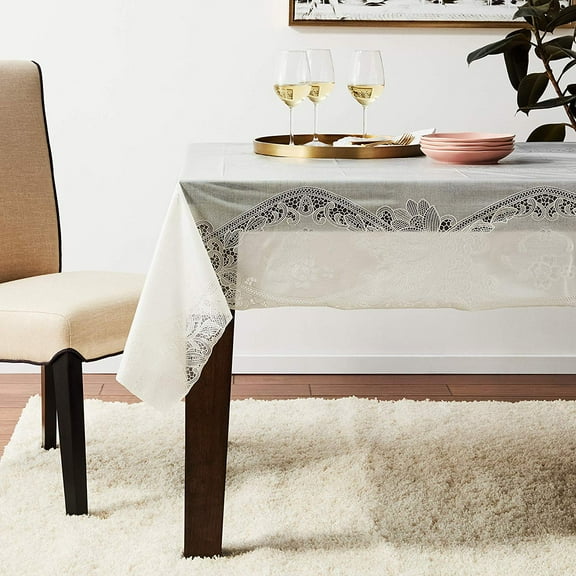 Vinyl Lace Battenberg embossed Floral Pattern