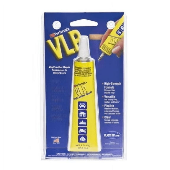 Vinyl Leather Repair (VLP) Clear, 1 oz Tube