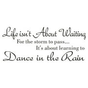Vinyl Lettering Wall Decal Removable DIY Inspirational Quotes Wall Stickers Waterproof Wall Art Decor for Bedroom Living Room Home - 58x25cm