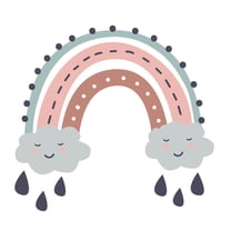 Vinyl Living Room Home Art Soul Animated Film Decal Ghosts 22 & Joe Gardner Design Wall Decal | 20" x 20" Kids Bedroom Nursery Removable Multicolored Scary Spirits Sticker Adhesive Wall Decoration