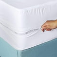 Vinyl Mattress Protector Zippered Cot Size, Waterproof Vinyl Mattress