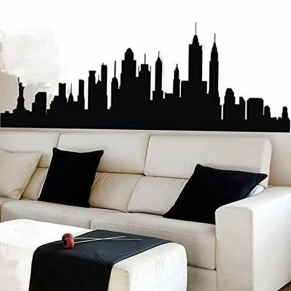 Vinyl New York Wall Sticker New York City Decal New York Skyline Wall Decor Wall Mural Wall Graphic Living Room Wall Decor