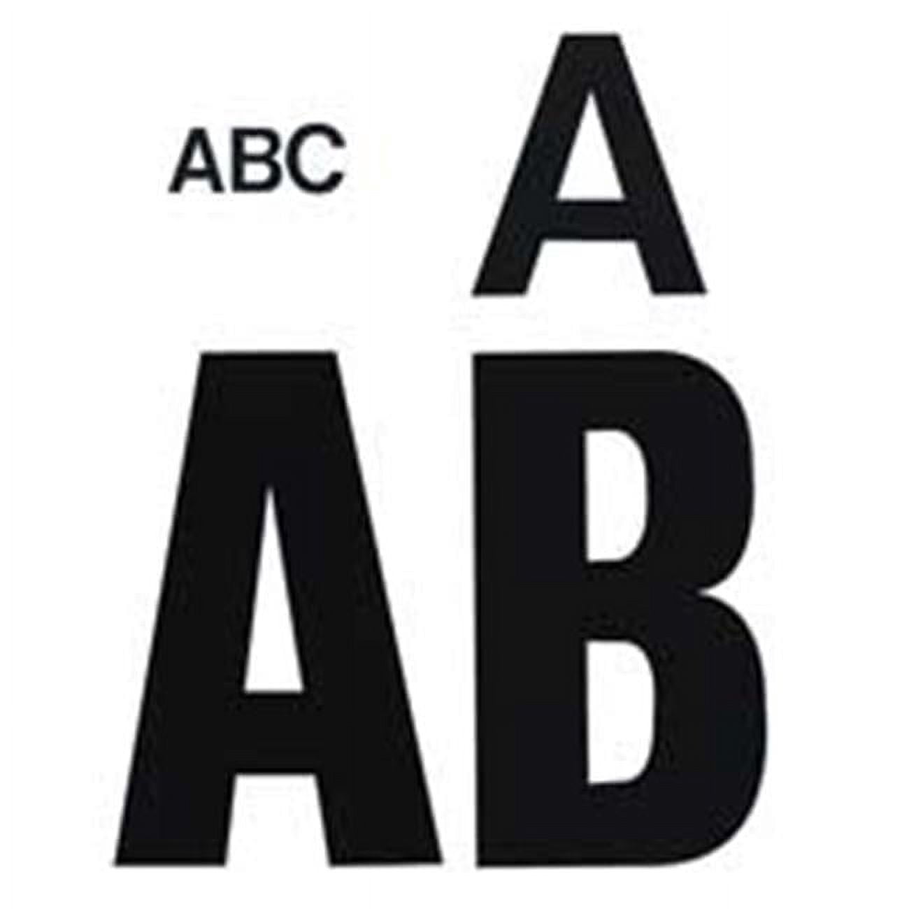 Vinyl Numbers- 4in.- Black