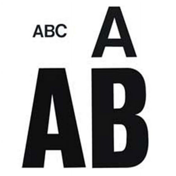 Vinyl Numbers- 4in.- Black