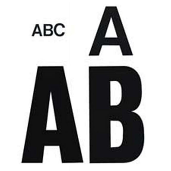 Vinyl Numbers-Letters- 2in.- White