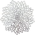 thumbnail image 1 of Vinyl Placemats Sets of 6 Non-Slip Washable Heat Resistant Round PVC Table Mats for Morden Kitchen Dining Table Wedding,Sliver, 1 of 7