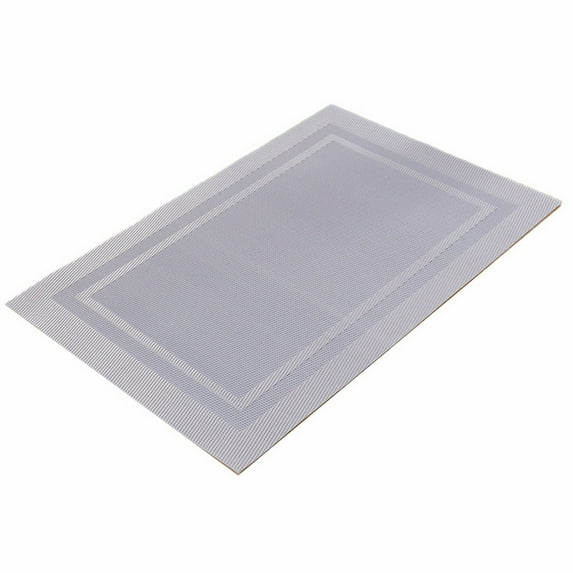 Vinyl Placemats Wipeable, Heat Resistant Woven PVC Table Mats, Non-Slip Stain Resistant Indoor Outdoor Place Mat for Dining Table