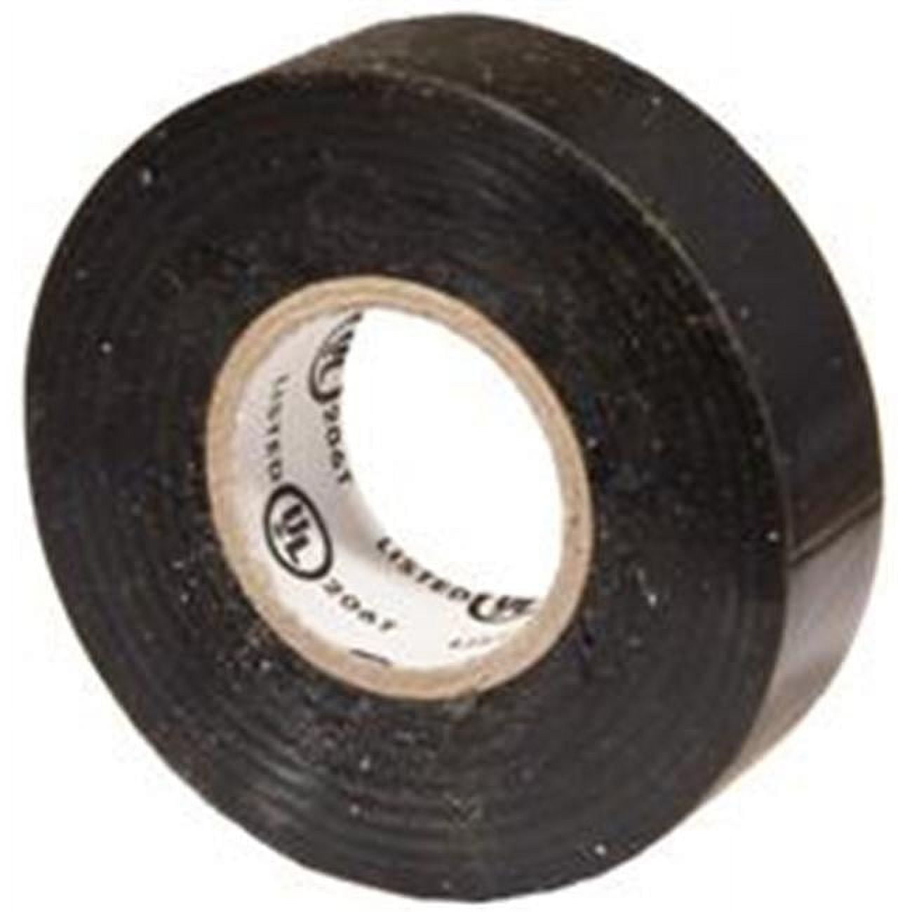 Vinyl Plastic Electrical Tape 7MIL X 3/4" X 60' PVC Black