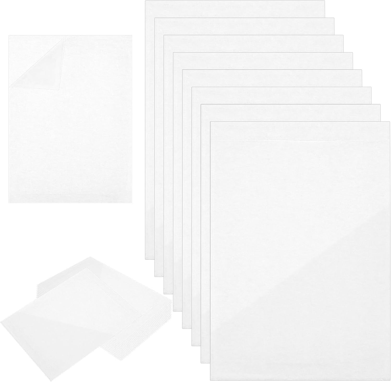 Vinyl Printable Sticker Paper 20 Sheets Holographic Glossy Sticker ...