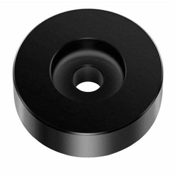Vinyl Record Adapter EP Turntable Center Hole Spindle for 7 Inch 45 RPM Large Hole LP Vinyl Record Player Black