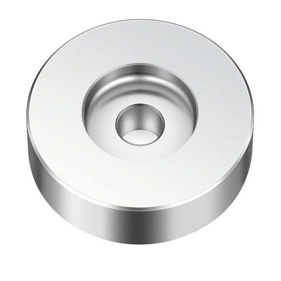 Vinyl Record Adapter EP Turntable Center Hole Spindle for 7 Inch 45 RPM Large Hole LP Vinyl Record Player Sliver
