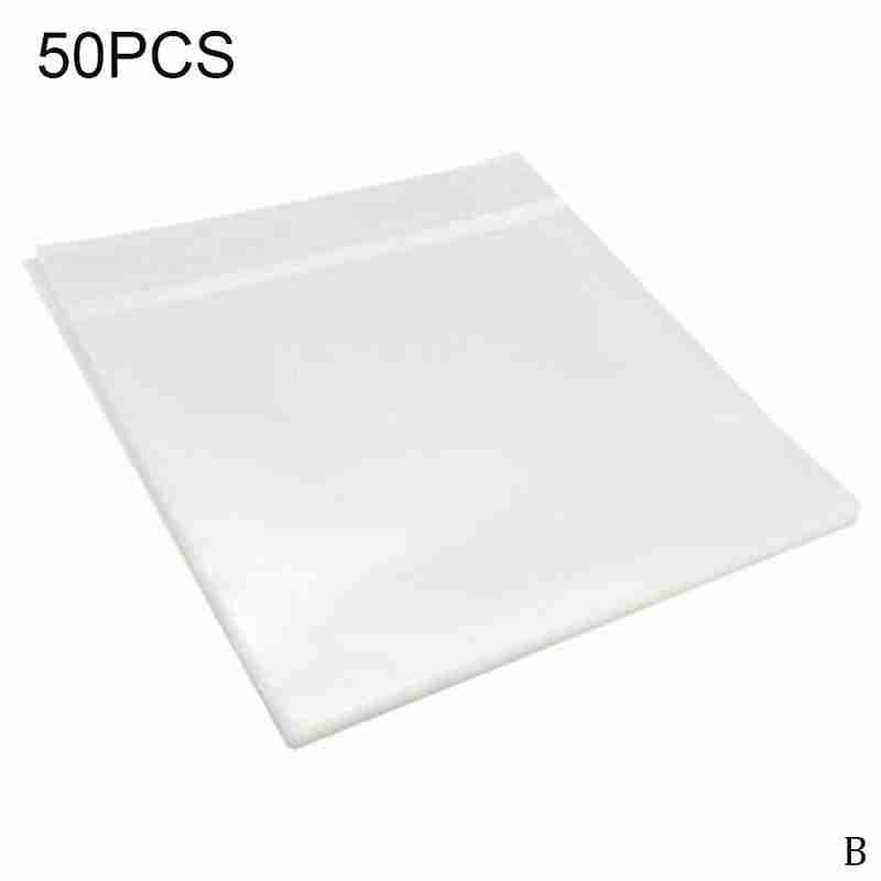 50-pack - Heavyweight 12 Polythene Clear Vinyl Record Outer