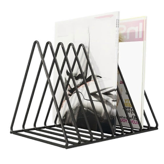Vinyl Record CD Magazine Storage Rack Album Display Rack Multifunctional Vertical Creative European