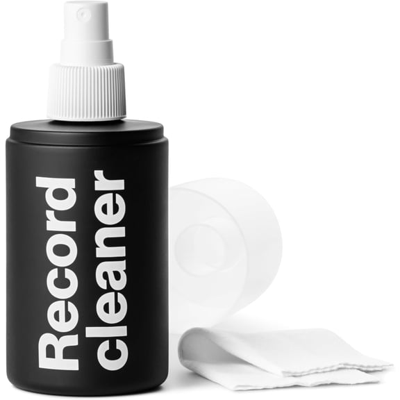 Vinyl Record Cleaner - 200ml (6.8 oz) Vinyl Cleaning Solution with Microfiber Cloth for Record Players & LP Care