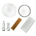 thumbnail image 1 of Vinyl Record Cleaner Clamp Record Label Saver Acrylic Cloth Clean Tools, 1 of 7