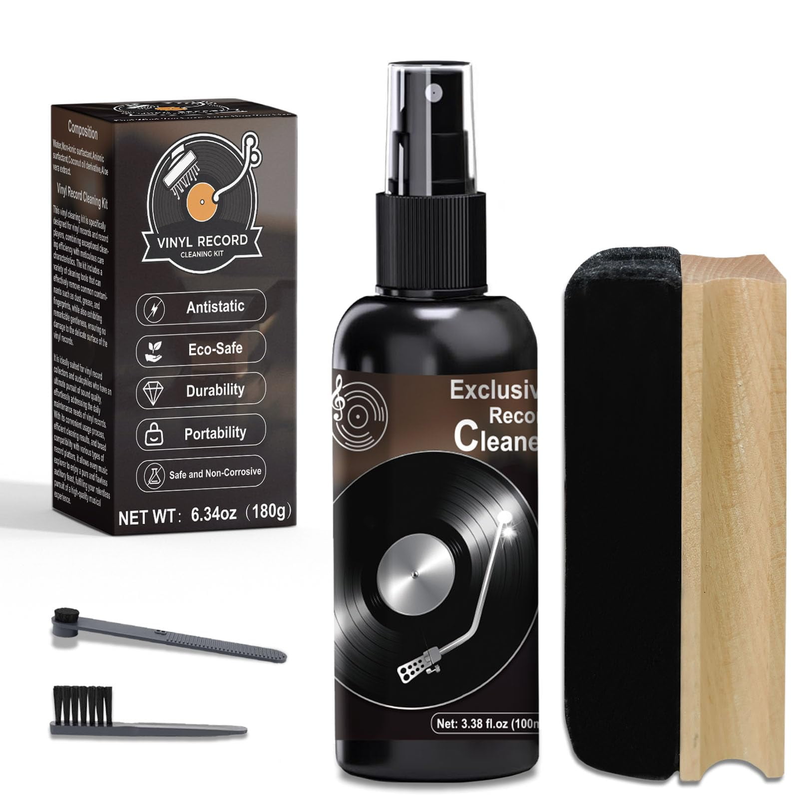 30ml Record Vinyl LP Cleaning Solution Concentrated US Cleaners Spray Fluid H2F1 30ml Record Vinyl LP Cleaning Solution Concentrated US Cleaners Spray Fluid H2F1