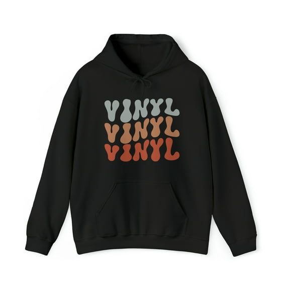 Vinyl Record Collector Hoodie, Gifts, Hooded Sweatshirt
