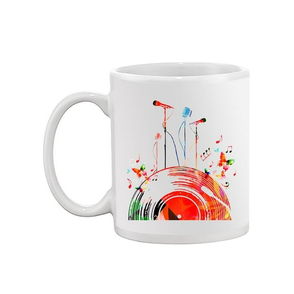 Vinyl Record Design Mug Unisex's -Image by Shutterstock
