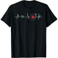 thumbnail image 1 of Vinyl Record Heartbeat Retro Music Vintage Disc Jockey T-Shirt, 1 of 4