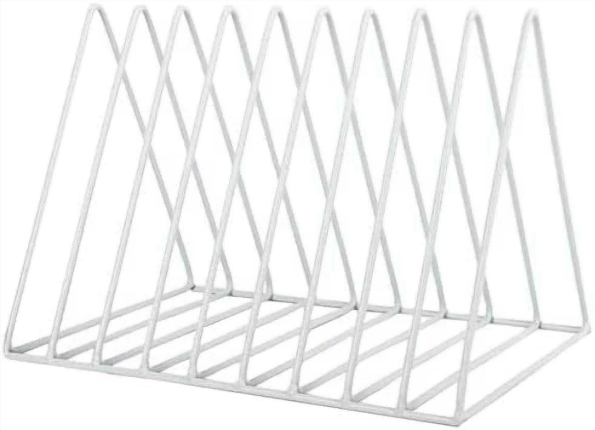 Vinyl Record Holder Storage, 9 Slot Metal Magazine Book Album Display ...