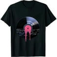 thumbnail image 1 of Vinyl Record Music LP Classic 80s Sunset T-Shirt, 1 of 5