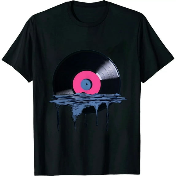 Vinyl Record Music LP Classic 80s Sunset T-Shirt