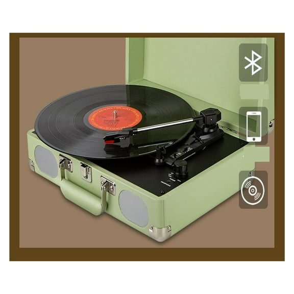 Vinyl Record Player Electric Phonograph Phonograph Vinyl Stereo Speaker Record Player Accessories Gifts ,Louder and Clearer