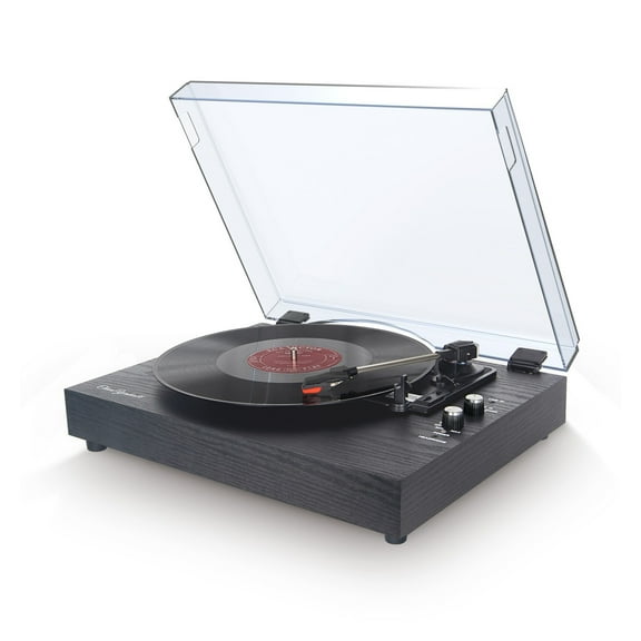 Vinyl Record Player Vintage Electric Phonograph American Phonograph Vinyl Record Speakers ,Louder and Clearer