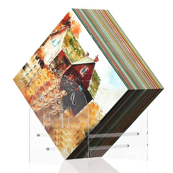 Vinyl Record Shelf Acrylic Album Storage Shelf Large-Capacity Record Storage Rack Classics Vinyl Holder for Collecting and Storing