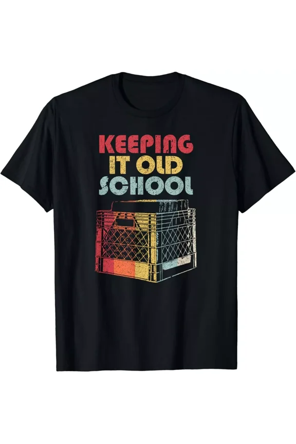 Vinyl Record Shirt_ Retro Keeping It Old School Gift Unisex T-Shirt