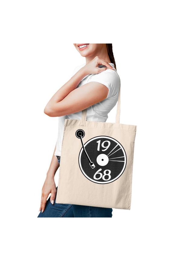 Vinyl Record Sixties Music Birthday Tote Bag