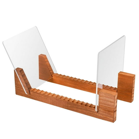 Vinyl Record Storage Holder - Acrylic Ends - Display Your and in This Modern Portable Rack Unit