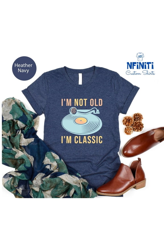 Vinyl Record T-shirt: Classic LP Turntable Tee All Size S-5Xl