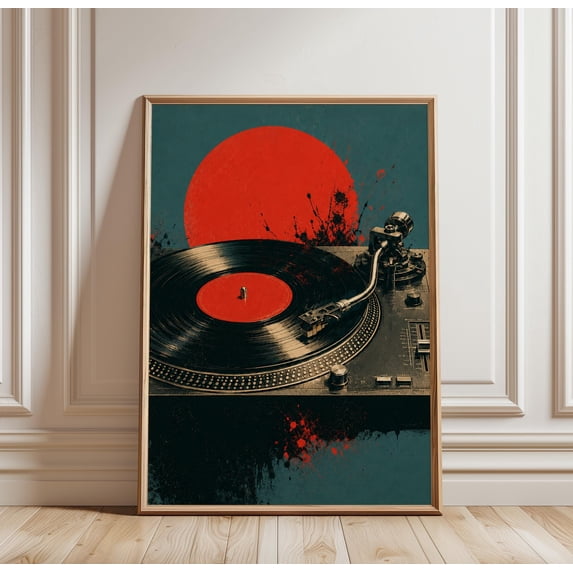 Turnadle Vinyl Record Turntable Art Retro Music Photography Audiophile Vintage ...