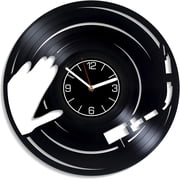 Vinyl Record Wall Clock DJ Style Silent Gift for Friend Home Decoration Accessorie Living Room Decor 12 Inch