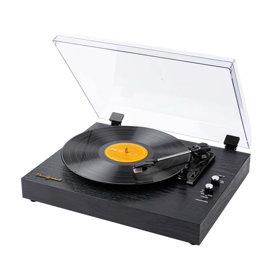 Vinyl Records LP Turntable Retro Record Player Built-in Speakers Vintage Gramophone 3-Speed ,Louder and Clearer
