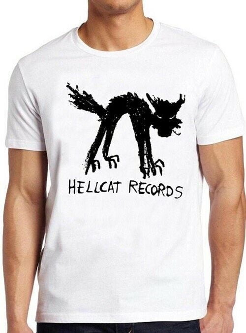 Vinyl Records Seattle Record Store Music Cat Hellcat Cool Tee T Shirt